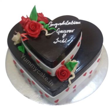 2 Tier Anniversary Cake