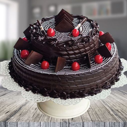 2 Tier Chocolate Truffle Cake