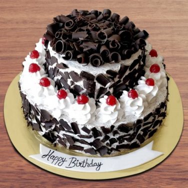 2 Tier Black Forest Cake