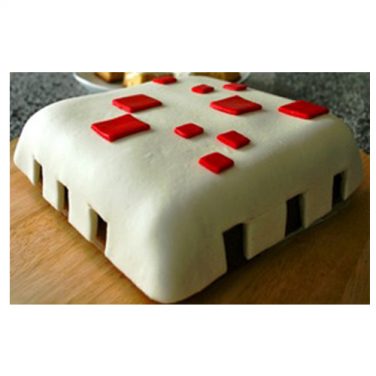 Minecraft Fondant cake