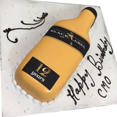 Black Label Whisky Cake