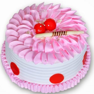 Birthday Strawberry Cake