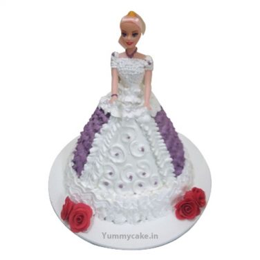 Princess Barbie Doll Cake