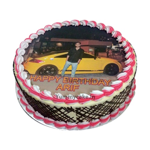 ❤️ Roses Heart Birthday Cake For Arif Khan