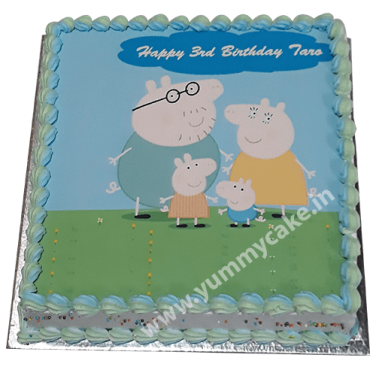 Peppa Pig Birthday Cake