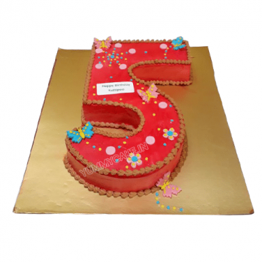 5 Year Birthday Cake