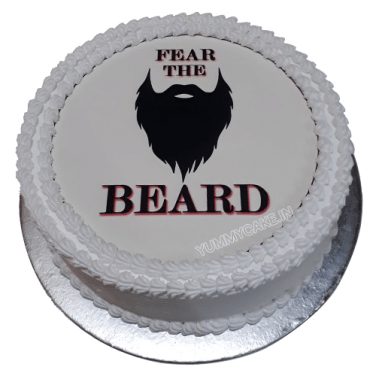 Bearded Man Cake