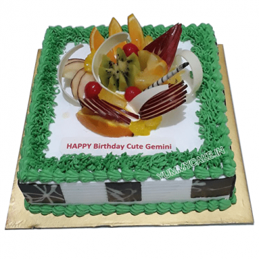 Celebration Smile Fruit Cake