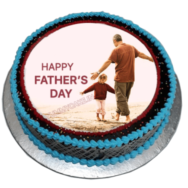 Fathers Day Photo Cake