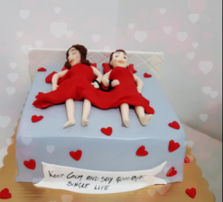 Good Bye Single Life Cake