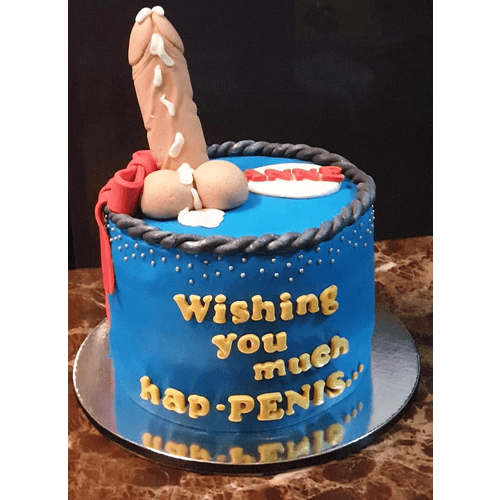 Happy Penis Cake