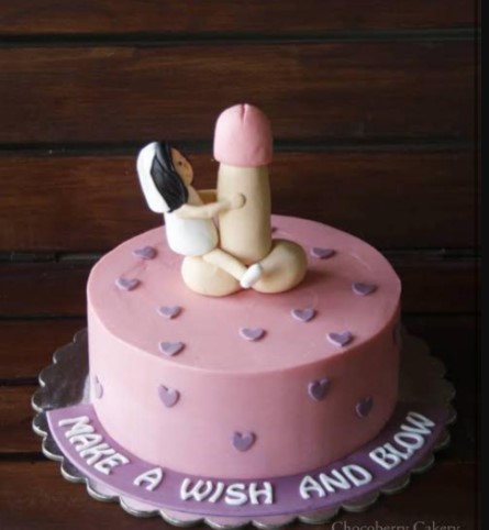 Naughty Bachelor Cake