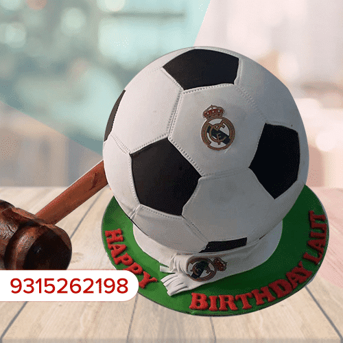 Football Pinata Hammer Cake