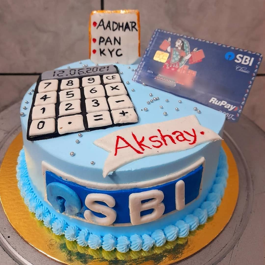 Banker Retirement Cake Cakenbake Noida