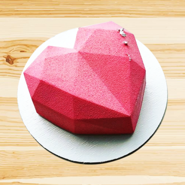 Heart Shaped Pinata Cake