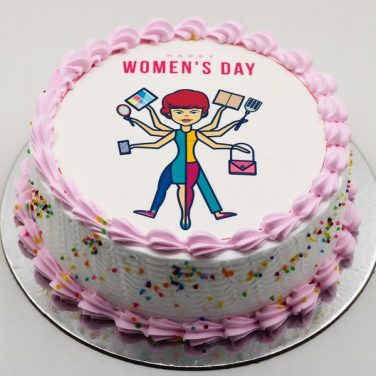 Super Women Photo Cake