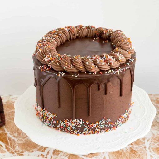 Luscious Chocolate Drip Cake