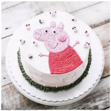 Peppa Pig Cream Cake