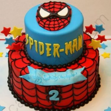 Spiderman Birthday Cake