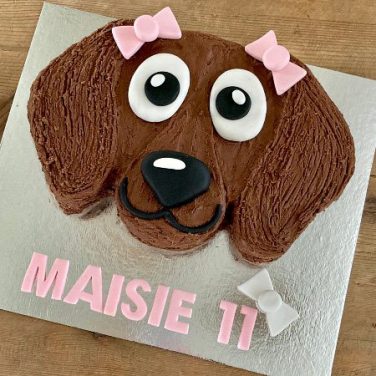 Dachshund Birthday Cake