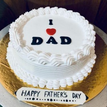 Cream Cake for Fathers Day