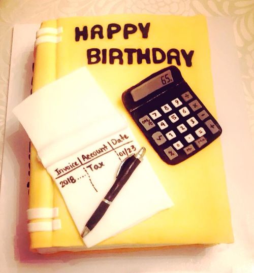 Retirement cake for an Accountant. | Mens birthday gifts, Retirement cakes,  Cute valentines day gifts