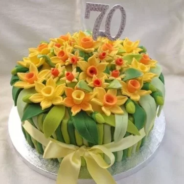 Elegant Flower Cake