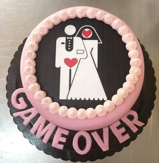 Bachelorette Photo Cake