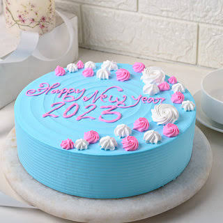 Beautiful New Year Cake