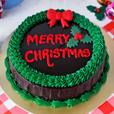Unique Design Merry Christmas Cake Ideas With Name Editing