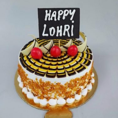 Lohri Butterscotch Cake