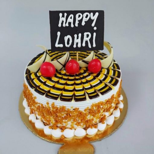 Lohri Butterscotch Cake
