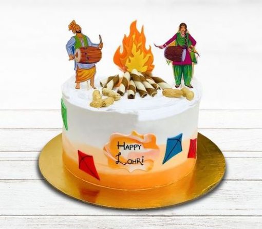 Lohri Celebration Cake