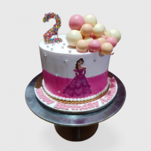 Girl 2nd Birthday Cake