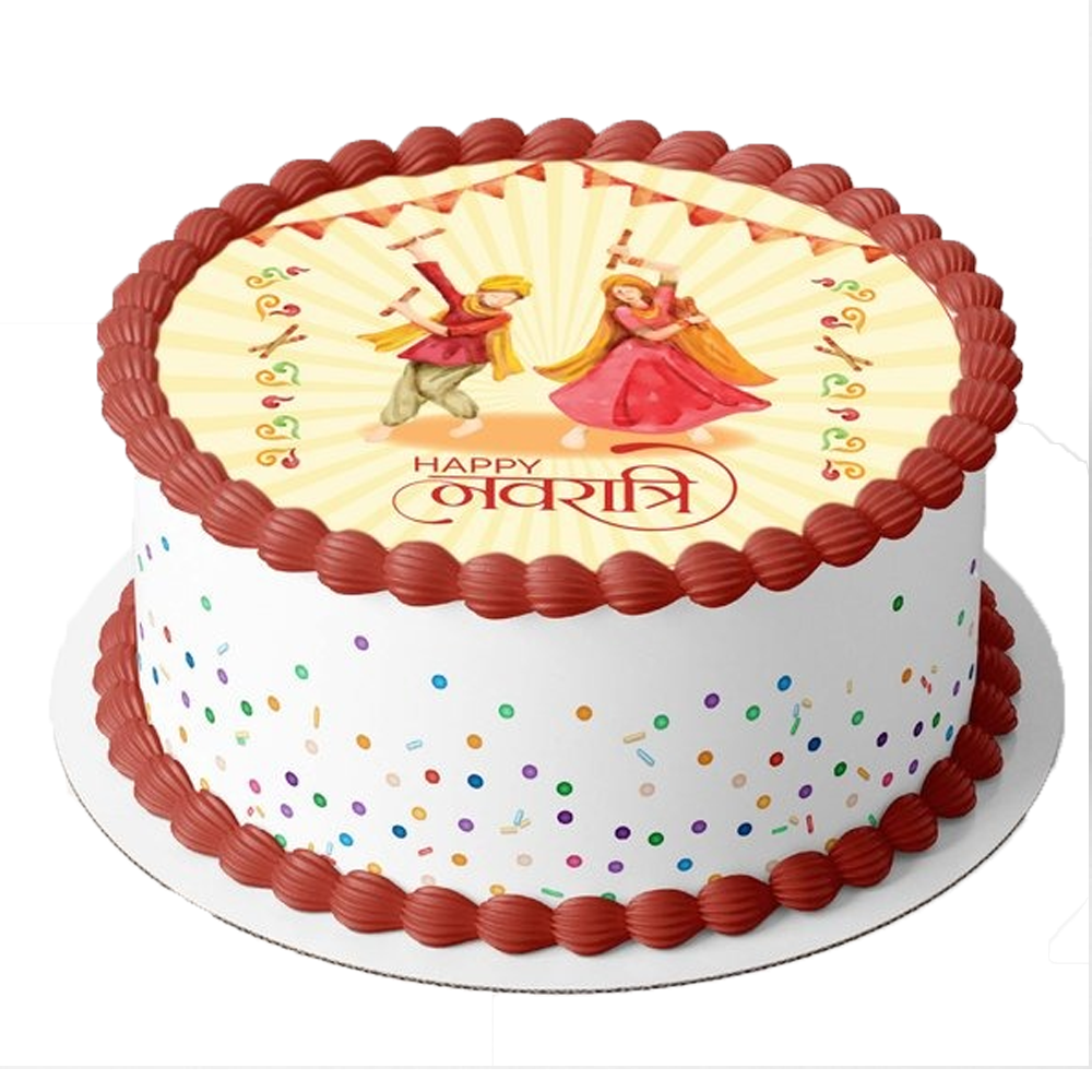 Navratri Cake | Navratri Special Cake Online | CakenBake Noida