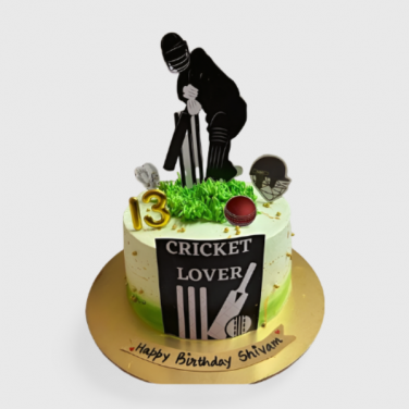 Unique Cricket Theme Cake