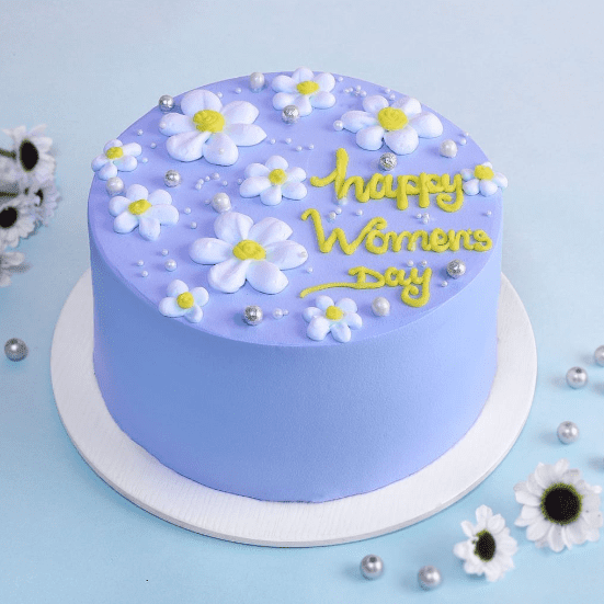 Yellow Floral Cake | Lilly Floral Cake | Order Custom Cakes in Bangalore –  Liliyum Patisserie & Cafe