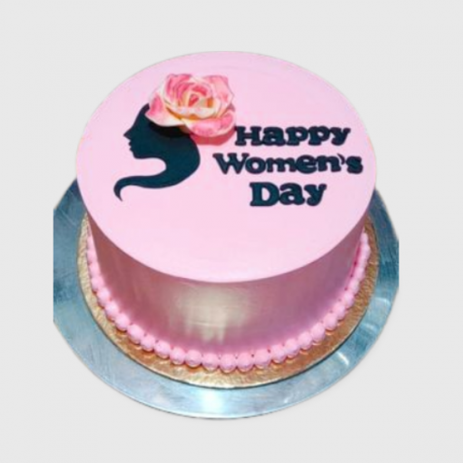 Womens Day Special Pink Cake