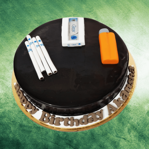 Happy Birthday Cigarette Cake