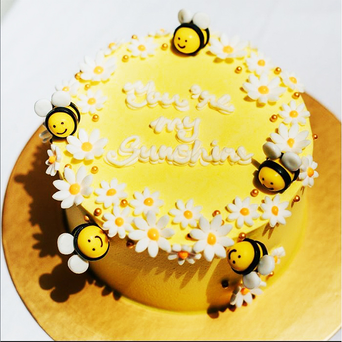  Colorful Flowers Birthday Cake For Shizuka