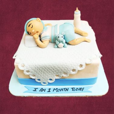 One Month Baby Cake