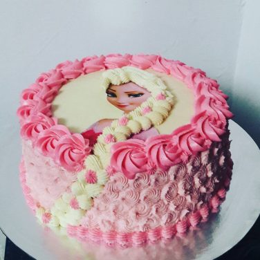 Pink Elsa Cake