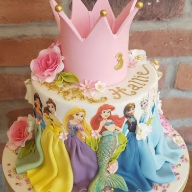 Disney Princess Theme Cake