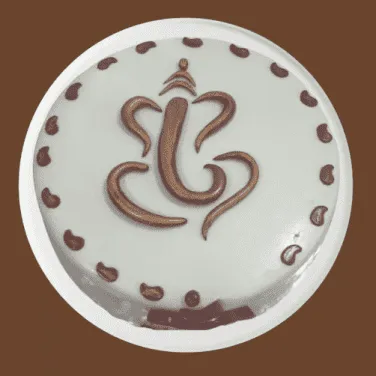 Ganpati Theme Cake
