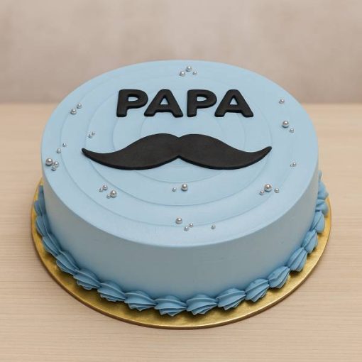 Dapper Dad Mustache Cake