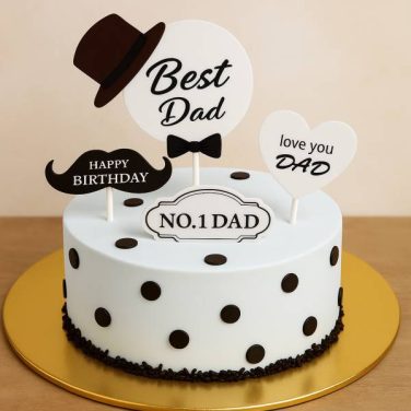 Gentleman Dad Theme Cake