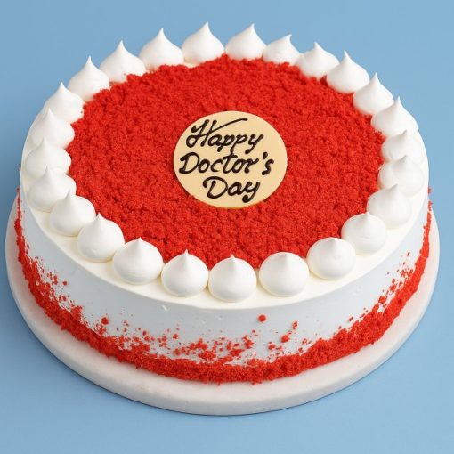 Doctors Day Red Velvet Cake
